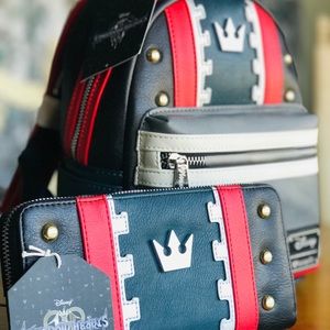 Loungefly Kingdom Hearts Backpack And Wallet